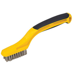 Wire Brush Stainless Steel Narrow Mini Overmold Handle