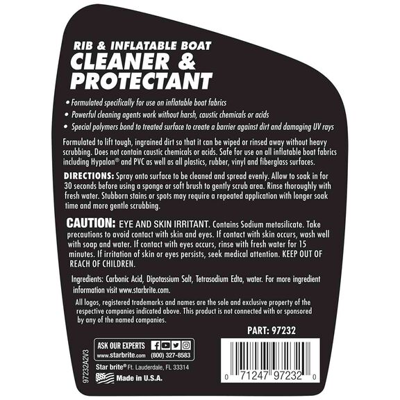 RIB and Inflatable Boat Cleaner/Protectant with PTEF image number 1