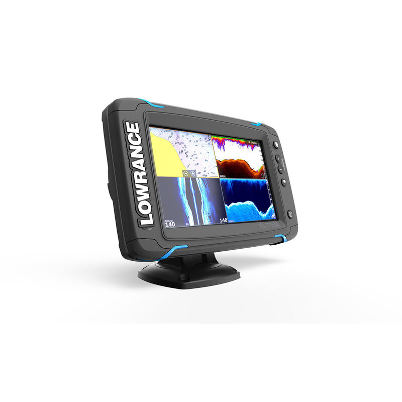 Elite-7 Ti Fishfinder/Chartplotter Combo with TotalScan™ Transducer and Basemap Charts image number 0