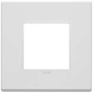 Vimar Eikon Total Look 22642.01 2-Module Cover Plate, Arctic White
