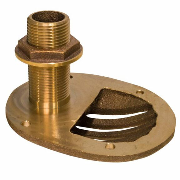 2" Bronze Strainer with Thru-Hull image number 0