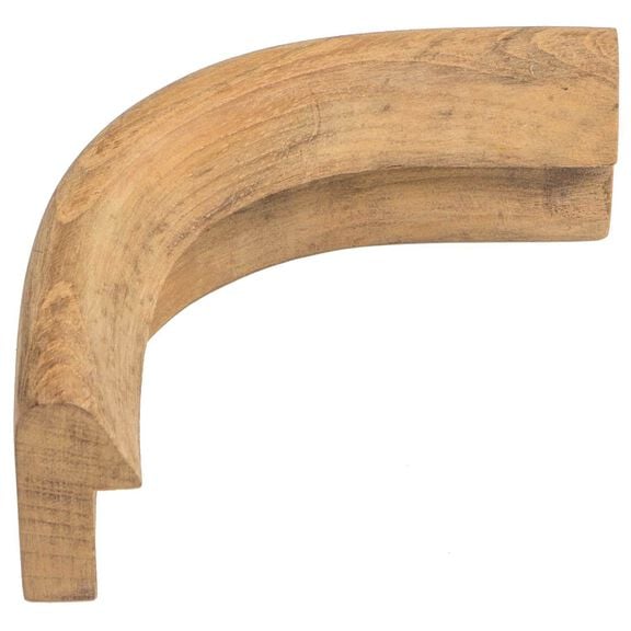 Teak Rail Molding, Outside Corner, 13/16" x 1 5/8" image number 2