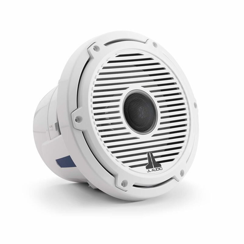 M6-880X-C-GwGw 8.8" Marine Coaxial Speakers, White Classic Grilles image number 1