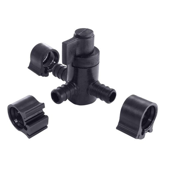 PEXlock 1/2" Barb x 1/2" Barb x 1/2" Barb By-Pass Valve image number 0