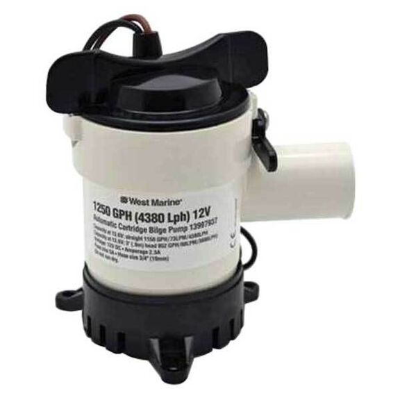 WEST MARINE 1250 GPH Cartridge Bilge Pump West Marine