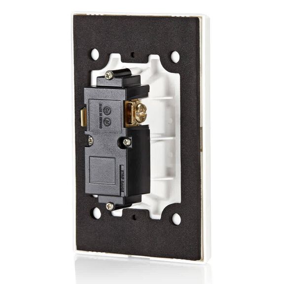 15 Amp 120/277 Volt Single Pole Switch, Weather-Resistant, Side & Back Wire image number 5