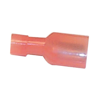 22-18 AWG Male Fully Insulated Quick Disconnects, Red, 100-Pack