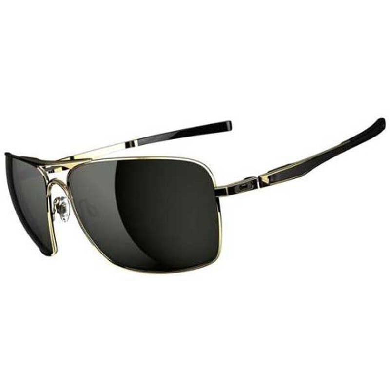 Plaintiff Sunglasses, Gold Frames with Dark Grey Lenses | Marine