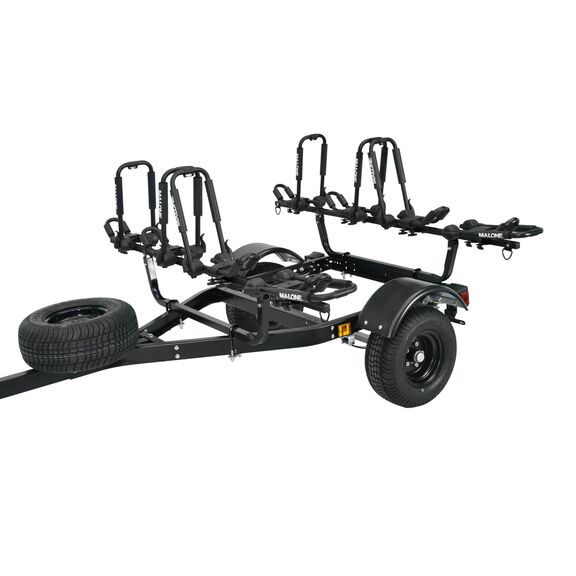 MicroSport Off-Road 4 Kayak Trailer Package (4 Sets FoldAway-J, Spare Tire) image number 2