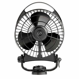Bora II 3-Speed 12/24V Cabin Fan, Black