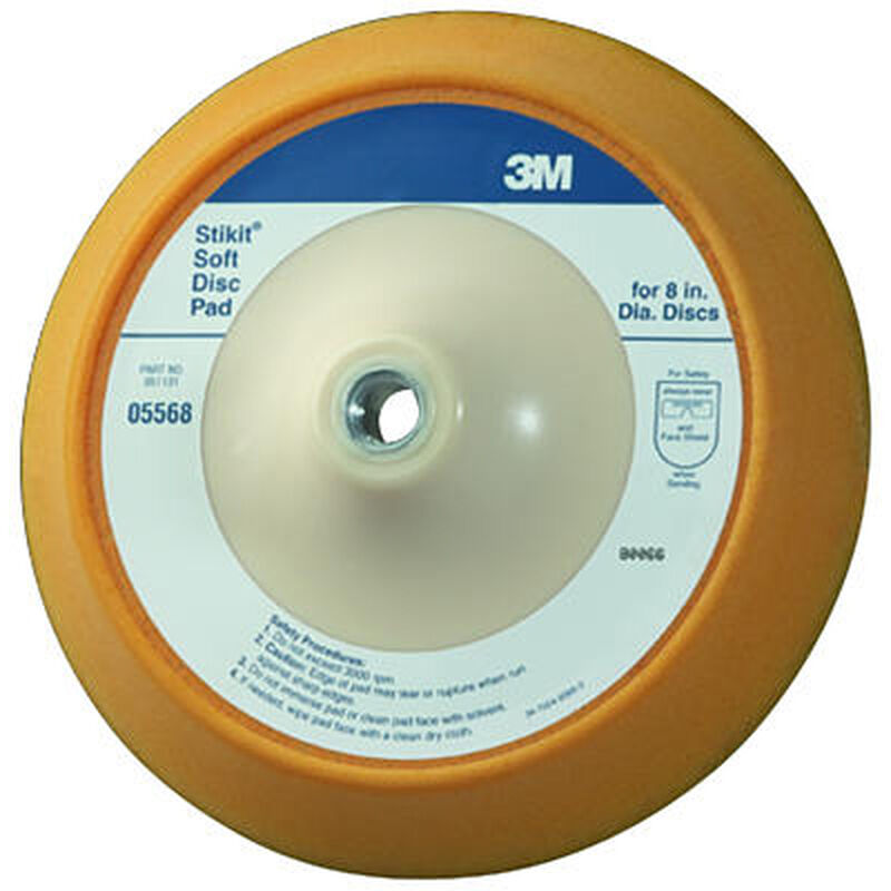 3M 8" Stikit™ Soft Sanding Disc Pad West Marine