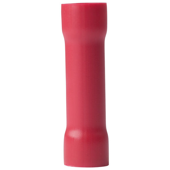 8 AWG Vinyl Insulated Butt Connectors, Red, 2-Pack image number 0