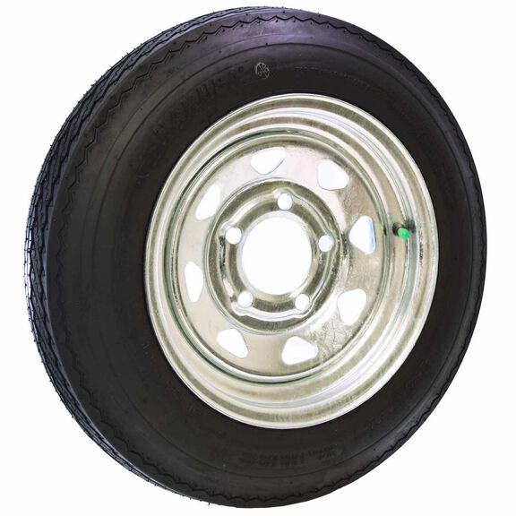 Microsport 12" Galvanized Spare Tire with Locking Attachment image number 0