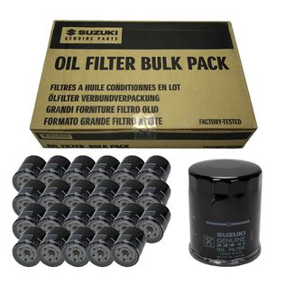 Suzuki 16510-61A33 Genuine Oil Filters, 24-Pack