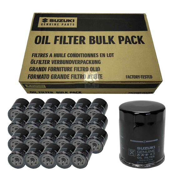 Suzuki 16510-61A33 Genuine Oil Filters, 24-Pack image number 0