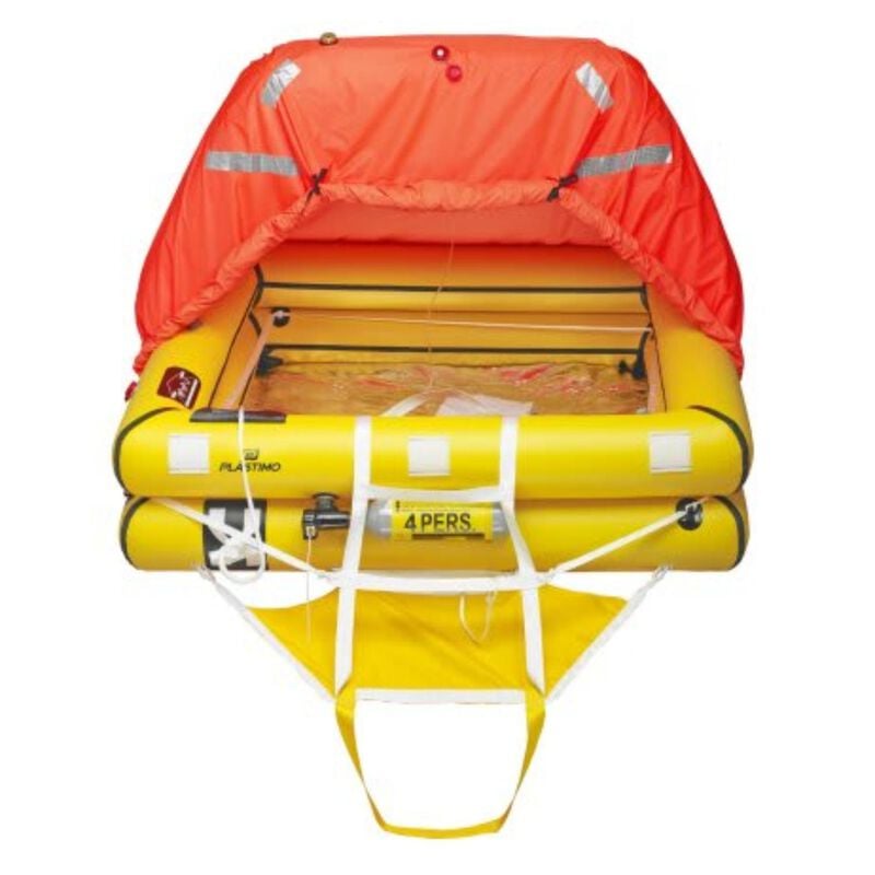 Plastimo Transocean 4 Person Life Raft Canister | by West Marine