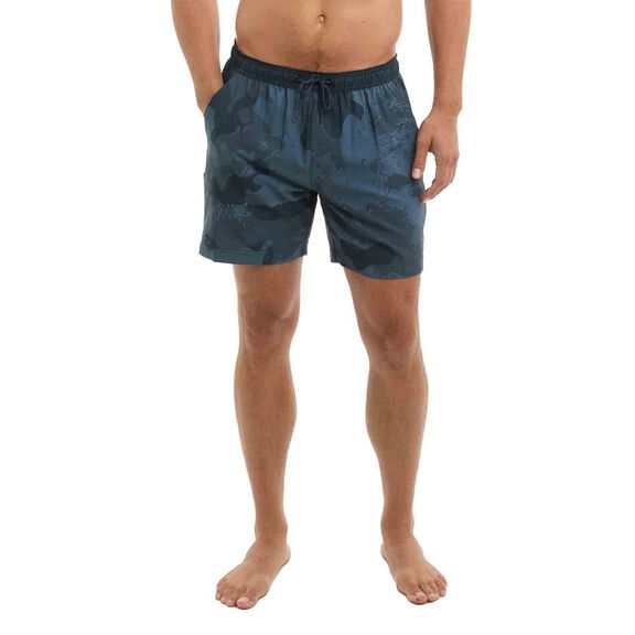 Men's Lei Day Brush Camo Swim Trunks image number 0