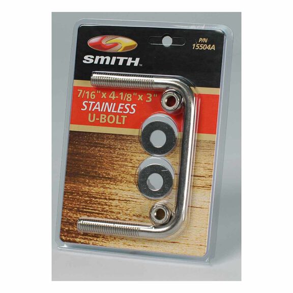 4 1/8" W X 3' L Square Bend U-Bolt image number 0
