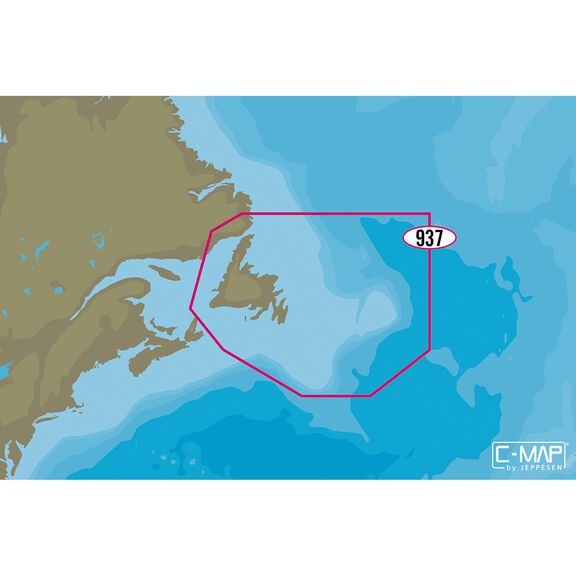 NA-D937 Newfoundland C-MAP 4D Chart microSD/SD Card image number 0
