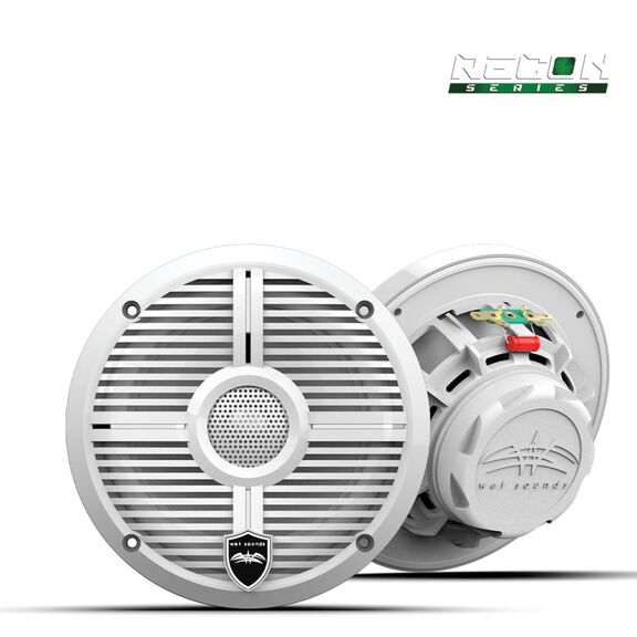Wet Sounds RECON 6 XW-W 6.5-inch High Output Component Style Coaxial Speakers with XW-White Grilles image number 0