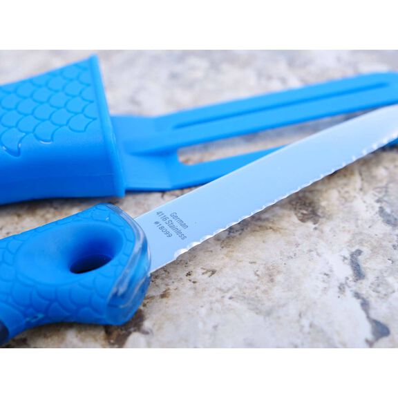 3" Titanium Bonded Serrated Net Knife image number 2