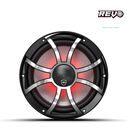 Wet Sounds REVO CX-10 XS-B-SS S2 10-inch High Output Component Style Coaxial Speakers with XS-Black Stainless Steel RGB Grilles image number 1