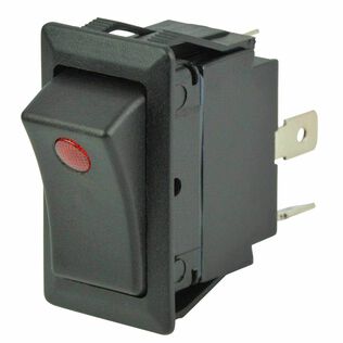 Rocker Switch, One LED, Off/On, SPST