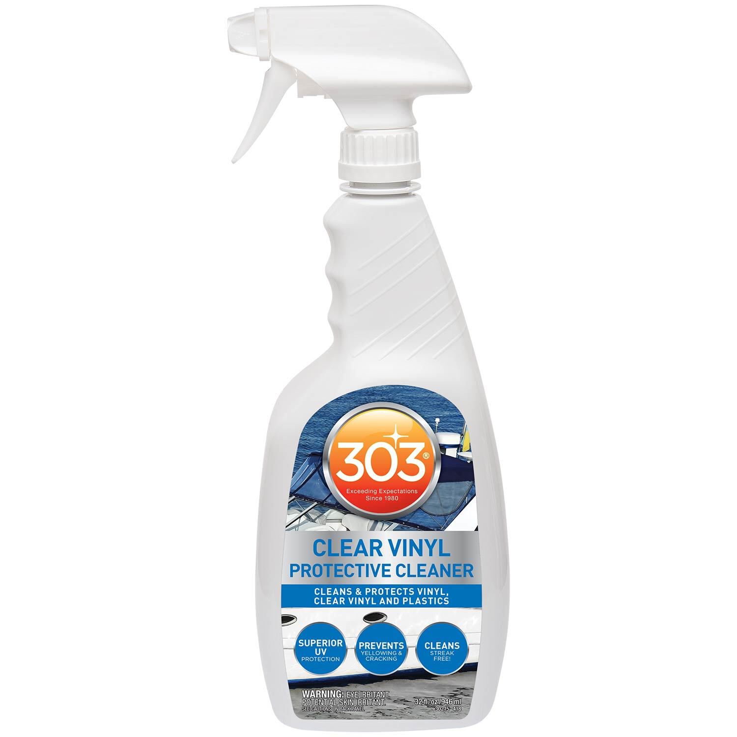 303 PRODUCTS Clear Vinyl Protective Cleaner, 32oz.