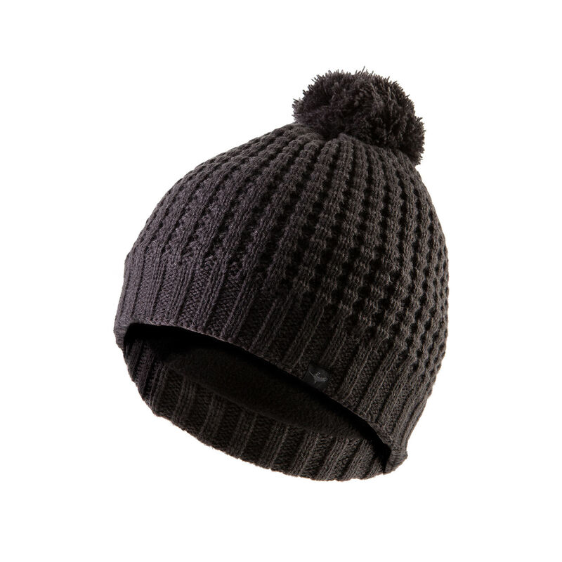 Waffle Knit Waterproof Bobble Hat image number 0
