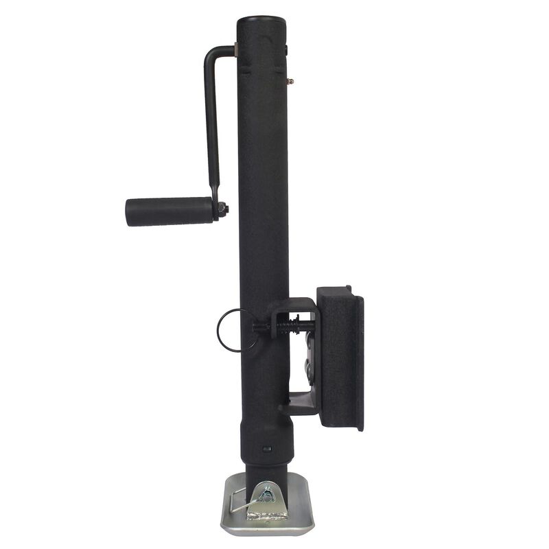 TRAILER VALET Blackout Series 2,000 lb. Side Wind Swivel Mount Jack, 15