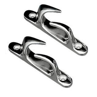6" Stainless Steel Skene Bow Chock, Pair