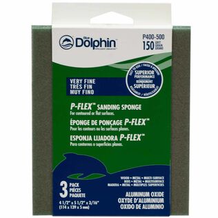 P-FLEX Sanding Sponge, 150 Grit, 3-Pack