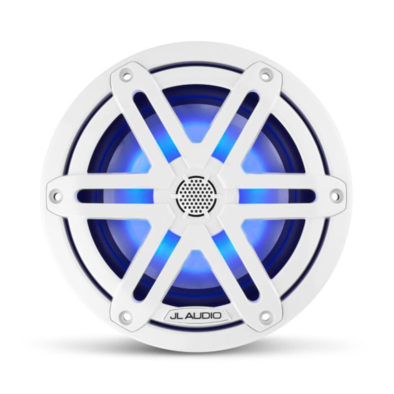 M3-650X-S-Gw-i 6.5" Marine Coaxial Speakers, White Sport Grilles with RGB LED Lighting image number 0