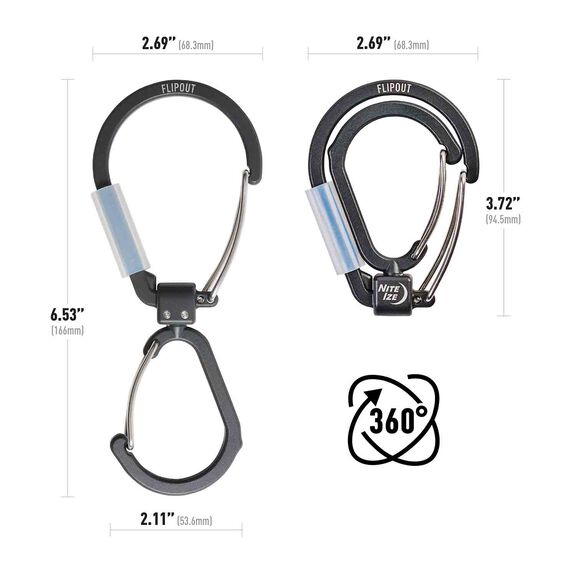 FlipOut&trade; Dual Carabiner image number 6