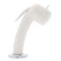 Deck-Mount Sprayer Small Warm White Sprayer, 6' Stainless Steel Hose, Low Profile Holder image number 2