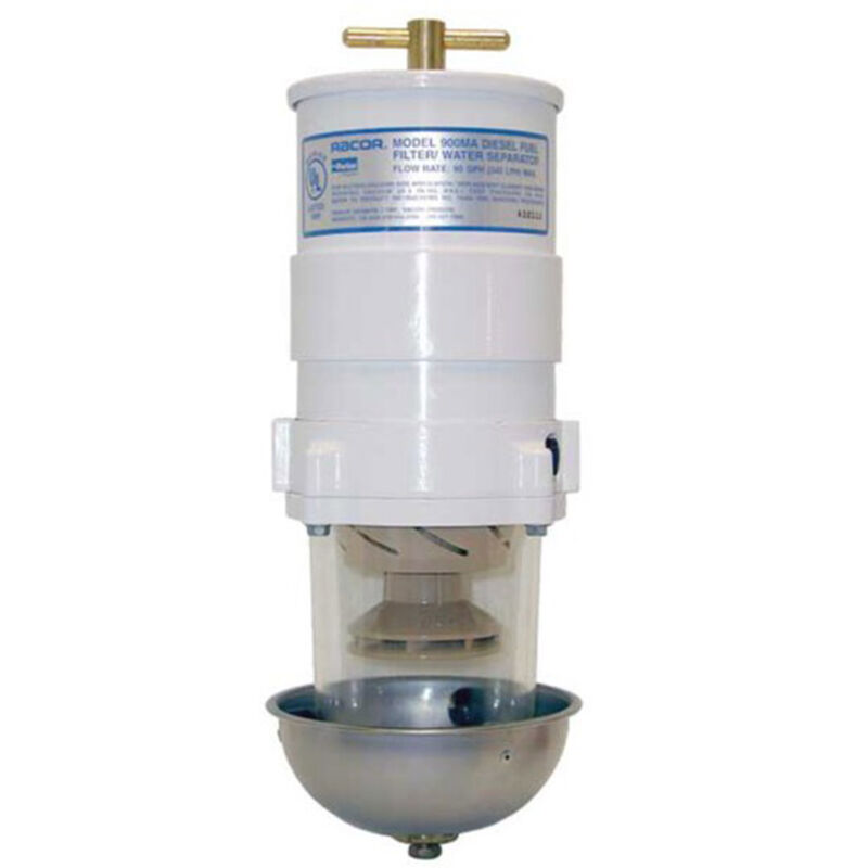 Marine 900 Turbine Series Fuel Filter/Water Separator, 4-Micron image number 1
