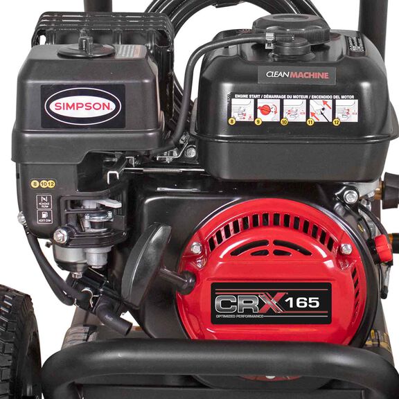 3100 PSI at 2.3 GPM CRX165 with OEM Technologies Axial Cam Pump Cold Water Residential Gas Pressure Washer image number 3