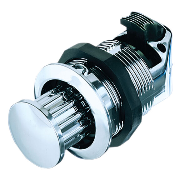 M1-2A Pop-Out Knob Latches, Surface Mount, Chrome-Plated Plastic image number 0