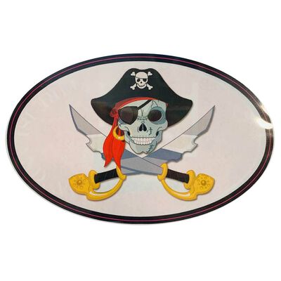 Pirate Removable/Restickable Boat Sticker