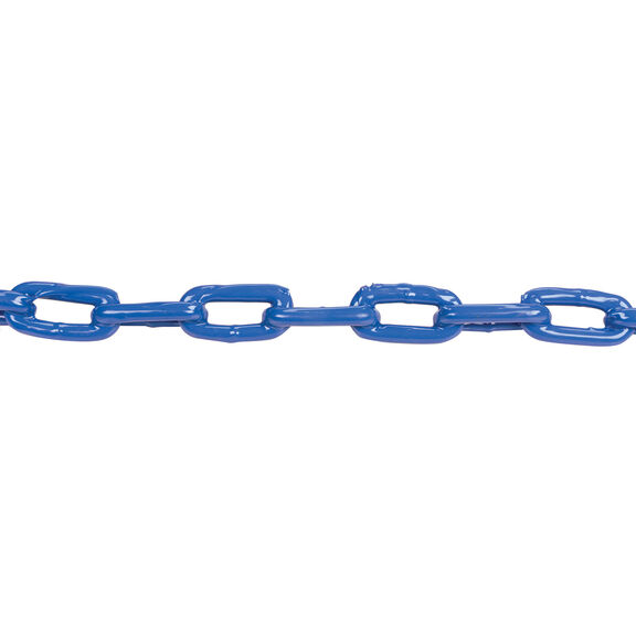 PVC-Coated Chain, Blue, 5/16" x 5' image number 0
