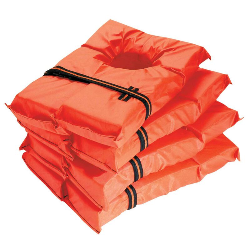 Type II Buoyant Life Jacket Four-Pack, Adult over 90lb. image number 1