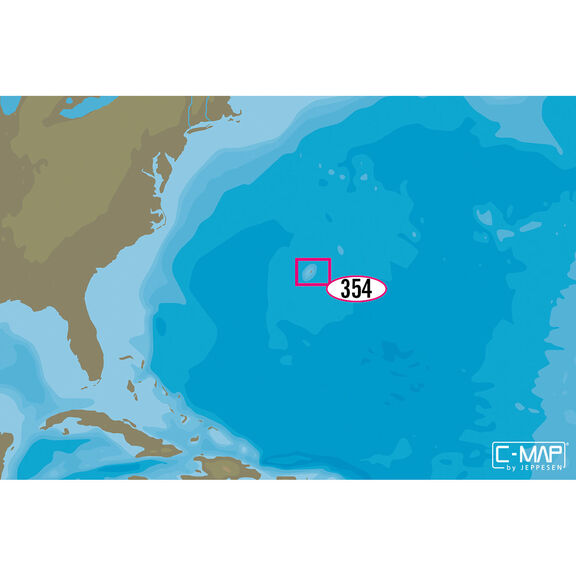 NA-M354 Bermuda Islands C-MAP MAX Chart microSD/SD Card image number 0
