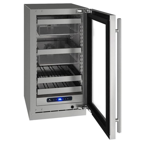 18" 5 Class Stainless Beverage Center with Lock, Right Hinge image number 1