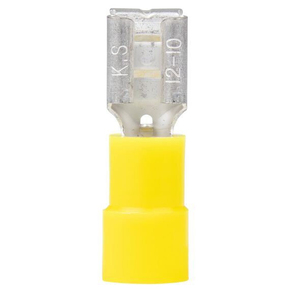 22-10 AWG Multi-Stack Nylon Disconnects, Yellow, 3-Pack image number 1
