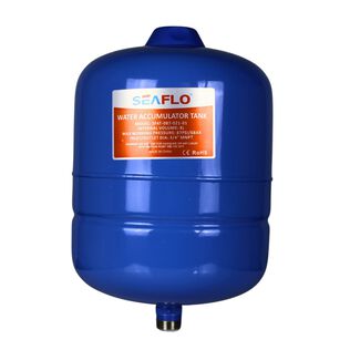 SEAFLO 2 Gallon Pre-Pressurized Accumulator Expansion Tank, 87 PSI