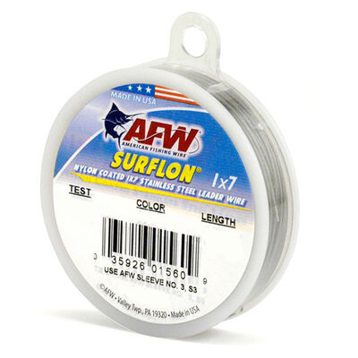Surflon Nylon Coated Stainless Leader Wire, Camo Brown