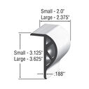 True Color Commercial Grade P-Shape Vinyl Dock Edging, Large 10' Straight image number 1