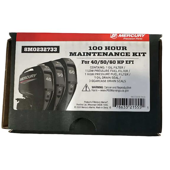 Mercury 40-60hp FourStroke EFI 100 Hour Maintenance Kit image number 0