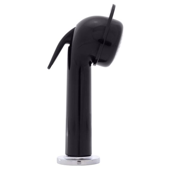 Deck-Mount Sprayer Large Black Sprayer, 6' Black Rubber Hose, Ultra-Low Profile Holder image number 2