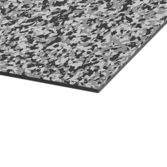 Two Color SeaDek Full Sheet &ndash; Brushed (40&Prime; x 80&Prime;) - Snow Camo / Dark Gray image number 0